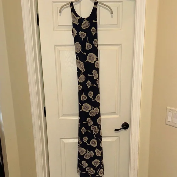 Sans Souci Floral Maxi Dress Small Sleeveless Boho Summer Dress - Picture 2 of 5